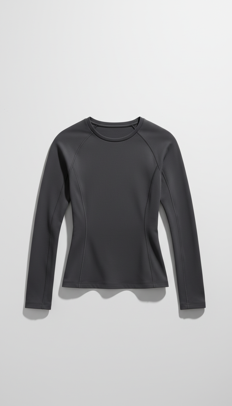 Minimalist Activewear Long Sleeve Top