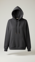 Minimalist Luxe Hoodie With Double-Layer Hood