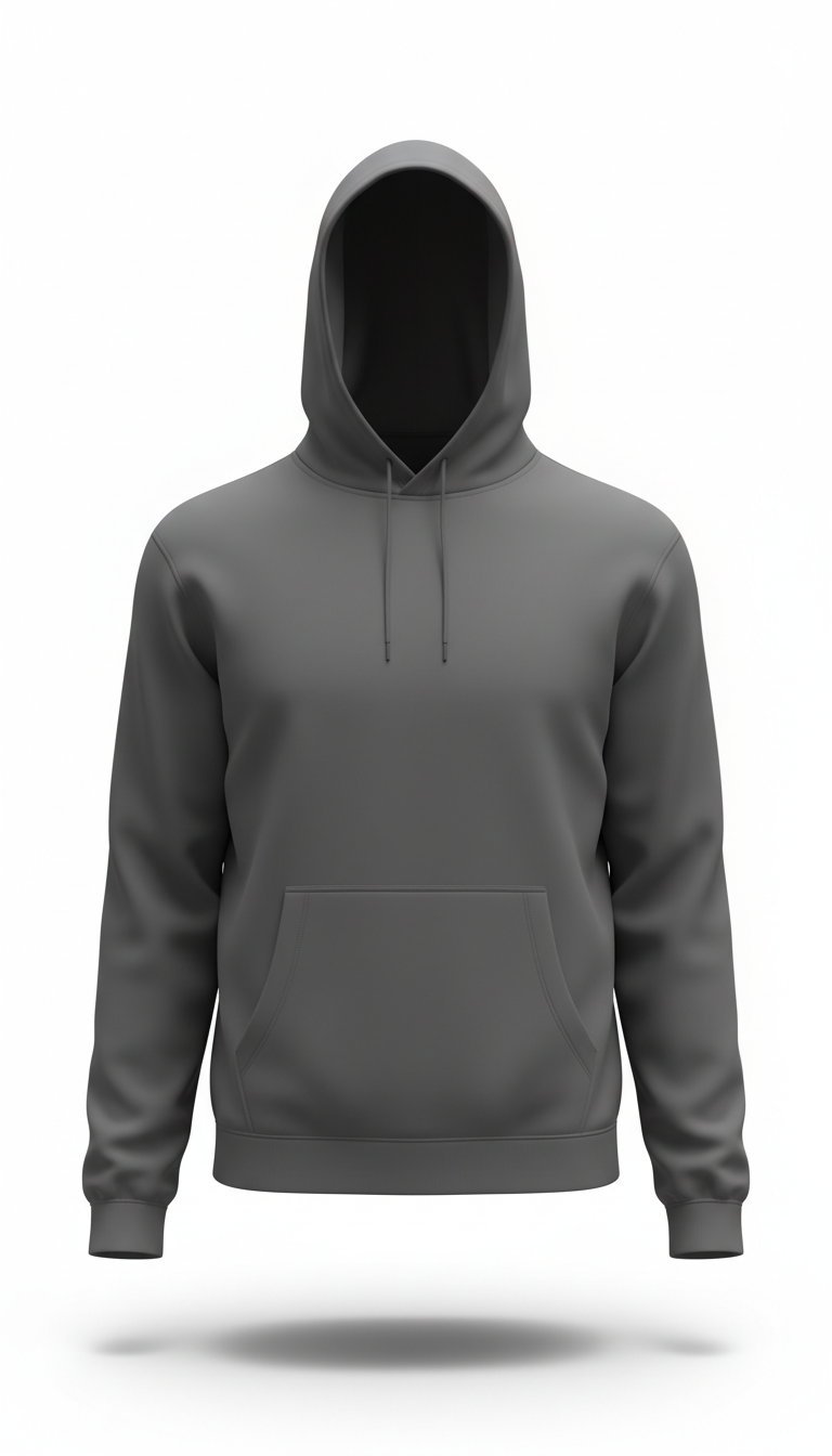 Matte Monochrome Hoodie